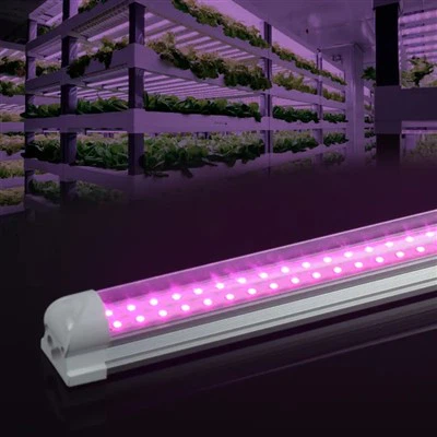 T8 Integreret Full Spectrum LED Grow Light 4ft