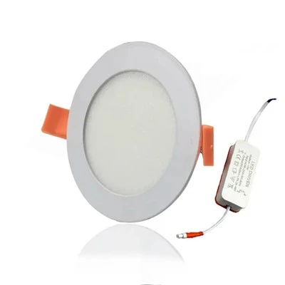 Lyst og blødt LED rundt panellys