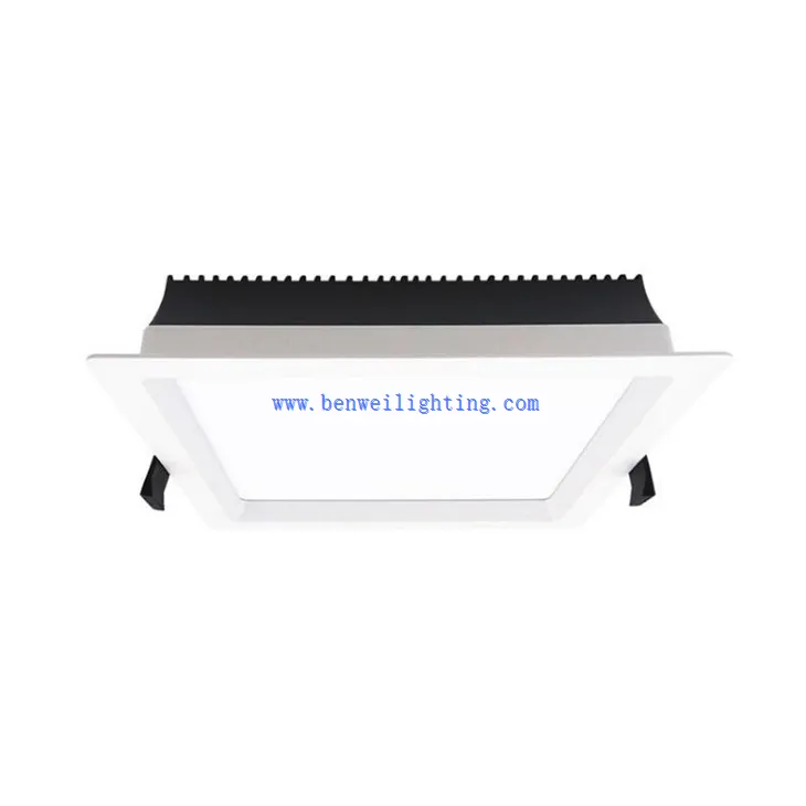 white square downlights