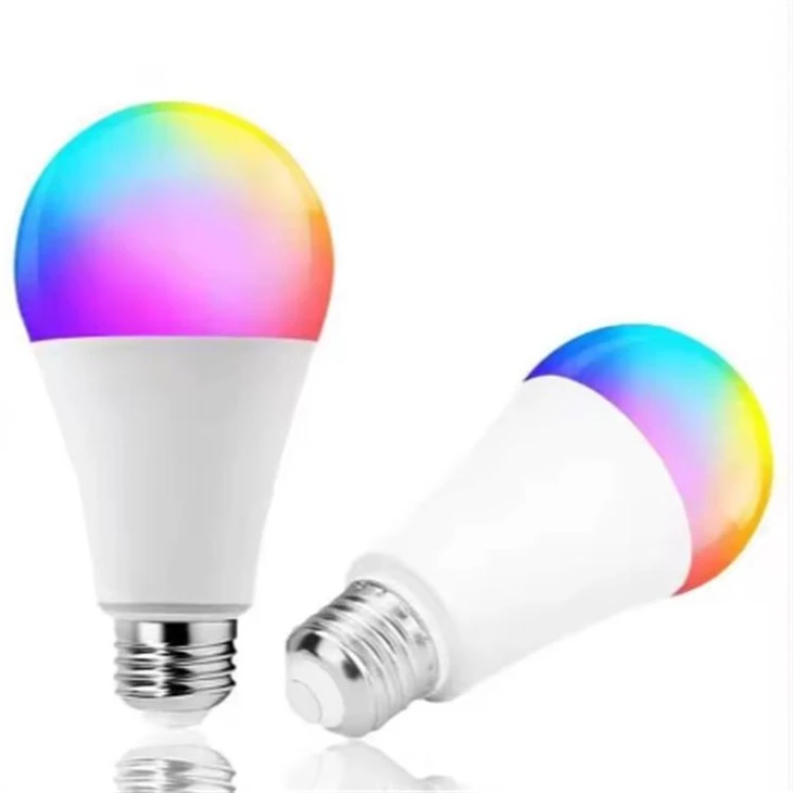 RGBCW multifarve LED-pære Smart kontrollys